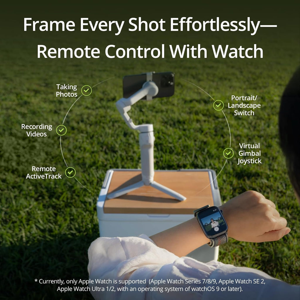 DJI OSMO Mobile 6 Smartphone Gimbal Stabilizer, 3-Axis Phone Gimbal, Built-in Extension Rod, Portable and Foldable Gimbal for Android and iPhone, Vlogging Stabilizer, YouTube, (Platinum Grey)