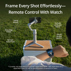 DJI OSMO Mobile 6 Smartphone Gimbal Stabilizer, 3-Axis Phone Gimbal, Built-in Extension Rod, Portable and Foldable Gimbal for Android and iPhone, Vlogging Stabilizer, YouTube, (Platinum Grey)