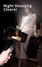 L19S Mobile Gimbal Stabilizer With Wireless Remote, Extendable Selfie Stick And Tripod, 360 Auto Rotation, Auto Balance For Vlog And Anti Shaking For Live Videos (Pack Of 1),Black