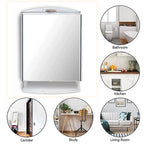 URBAN CHOICE storage washbasin rack and shelf Polypropylene Wall Shelf  (Number of Shelves - 6, White)