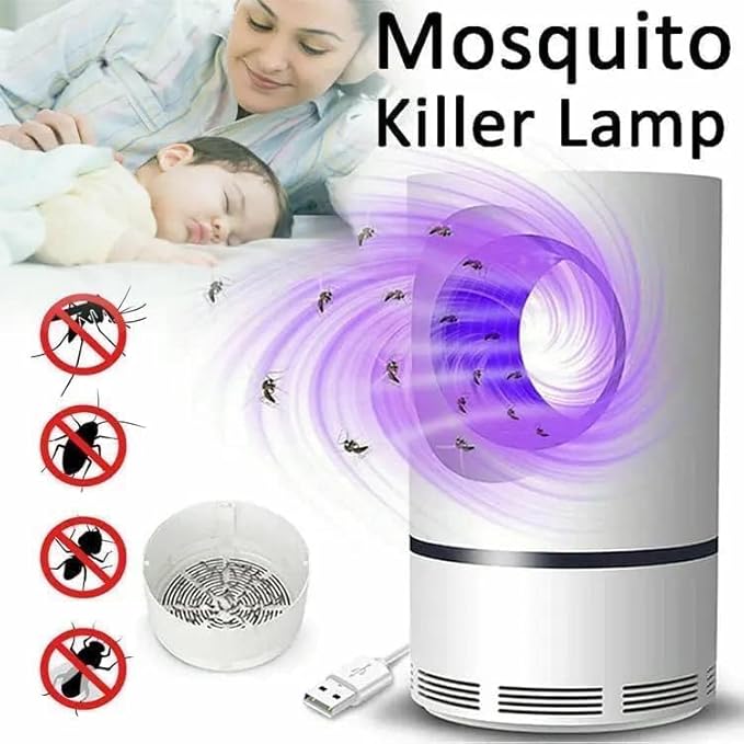 PYXBE Mosquito Killer Lamp USB Electric Nano Wave Anti Fly Bug Night Light killar Lamp Electric Insect Killer Indoor  (Suction Trap)