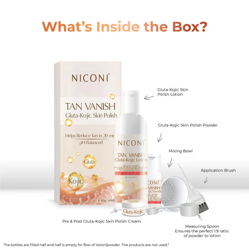 Niconi Tan Vanish Gluta-Kojic Skin Polish
