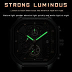Casual Luxury Men Watch Fashion Leather Quartz Watches Waterproof Luminous Men‘s Wristwatch